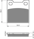 GOLDFREN Jarrupalat 129 Ceramic carbon AD - Duell MP varaosat ja tarvikkeet - 67769 - 1