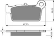 GOLDFREN Jarrupalat 187 Ceramic Carbon S33 - Duell MP varaosat ja tarvikkeet - 69059 - 1