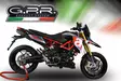 GPR Aprilia Shiver 750 - Gt 2007/16 Pair Racing slip-on exhaust Furore Nero - Duell MP varaosat ja tarvikkeet - 112749 - 1