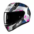 HJC Kypärä C10 Aspa Musta/Lila MC28, L - Duell ajovarusteet - 56259 - 1