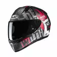 HJC Kypärä C10 Fop Musta/Punainen MC1SF, S - Duell ajovarusteet - 55129 - 1