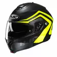 HJC Kypärä C91N Nepos MC3HSF Musta/Fluo Keltainen M - Duell ajovarusteet - 56749 - 1