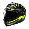 HJC Kypärä i71 Irox MC3HSF Musta/Fluo Keltainen 2XL - Duell ajovarusteet - 56959 - 1