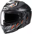 HJC Kypärä i71 Simo Musta/Harmaa/Fluo Oranssi MC6H XL 60-61cm - Duell ajovarusteet - 56609 - 1