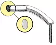 Käsikaide SS450 mm - Duell venetarvikkeet - 5899 - 1