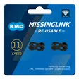 Ketjulukko KMC MissingLink 11R DLC 2kpl/ pkt - Duell polkupyörien varaosat ja tarvikkeet - 8339 - 1