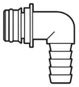 Liitin 90° Ø19mm - Duell venetarvikkeet - 6949 - 1