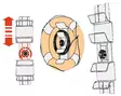 Osculati Ringbuoy square bracket - Duell venetarvikkeet - 5569 - 1