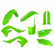 Polisport kit Kawasaki KX250F 21-24 KX450F 19-23 Lime Green (1) - Duell MP varaosat ja tarvikkeet - 129119 - 1