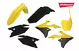 Polisport kit Suzuki RMZ450(18-..) RMZ250(19-..) Yellow/Black (1) - Duell MP varaosat ja tarvikkeet - 129859 - 1