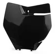 Polisport number plate KTM SX/SXF/XCF 16-18 black (10) - Duell MP varaosat ja tarvikkeet - 130969 - 1