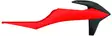 Polisport radiator scoops KTM SX/SXF/XCF 19-22 Black/Orange flo (8) - Duell MP varaosat ja tarvikkeet - 130589 - 1