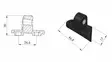 Puig Adapter Left Rear Mirror Gti Ducati V4 - Duell MP varaosat ja tarvikkeet - 94469 - 1