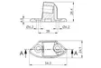 Puig Adapter Left Side For Fairing Yzf-R6 08'- - Duell MP varaosat ja tarvikkeet - 90879 - 1