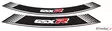 Puig Kit 8 Rim Strips Gsxr C/White - Duell MP varaosat ja tarvikkeet - 92689 - 1