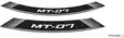 Puig Kit 8 Rim Strips Mt-07 C/Silver - Duell MP varaosat ja tarvikkeet - 90329 - 1