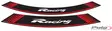 Puig Kit 8 Rim Strips Racing C/Red - Duell MP varaosat ja tarvikkeet - 92839 - 1