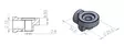 Puig Left Adapter Back Mirror Hi-Tech IIiIiiGtF1 - Duell MP varaosat ja tarvikkeet - 90609 - 1