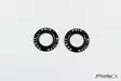 Puig set of black aluminium rings for PHB swing protector - Duell MP varaosat ja tarvikkeet - 98589 - 1