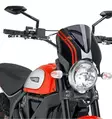 Puig Windshield Retrovision Scrambler 15-17 Black/Ds - Duell MP varaosat ja tarvikkeet - 91669 - 1
