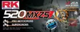 RK BB520MXZ5 Offroad Pro ketju Sininen +CL (Jousil.) - Duell MP varaosat ja tarvikkeet - 117209 - 1