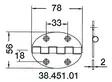 Sarana 78x56mm 2mm - Duell venetarvikkeet - 5469 - 1