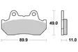 Sbs Jarrupalat Ceramic - Duell MP varaosat ja tarvikkeet - 123759 - 1