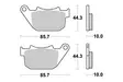 Sbs Jarrupalat Sintered Taakse - Duell MP varaosat ja tarvikkeet - 123559 - 1