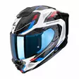 SCORPION Helmet EXO-1500 AIR SLEEK White-Red-Blue, XL - Duell ajovarusteet - 49409 - 1