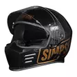 SIMPSON Kypärä Venom Logo ST Musta, L - Duell ajovarusteet - 54589 - 1