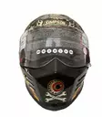 SIMPSON Kypärä Venom Tatoo Musta/Kromi, M - Duell ajovarusteet - 54539 - 1