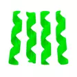 Vaijerinkuoren suoja ALLIGATOR Spiraali 4-5mm 4kpl/pss vihreä - Duell polkupyörien varaosat ja tarvikkeet - 54709 - 1